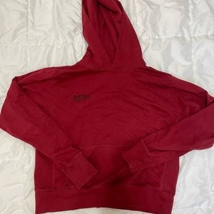 Small red talentless hoodie